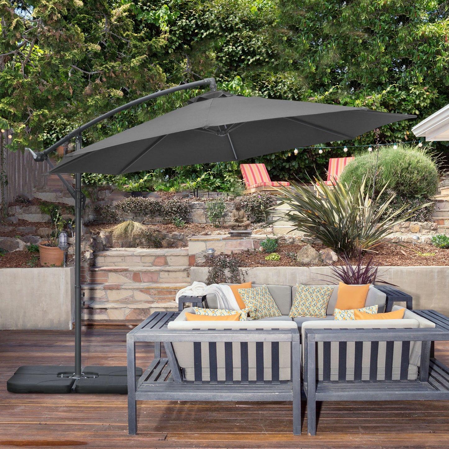 outsunny-3m-garden-banana-parasol-cantilever-umbrella-with-crank-handle-cross-base-weights-and-cover-for-outdoor-hanging-sun-shade-black