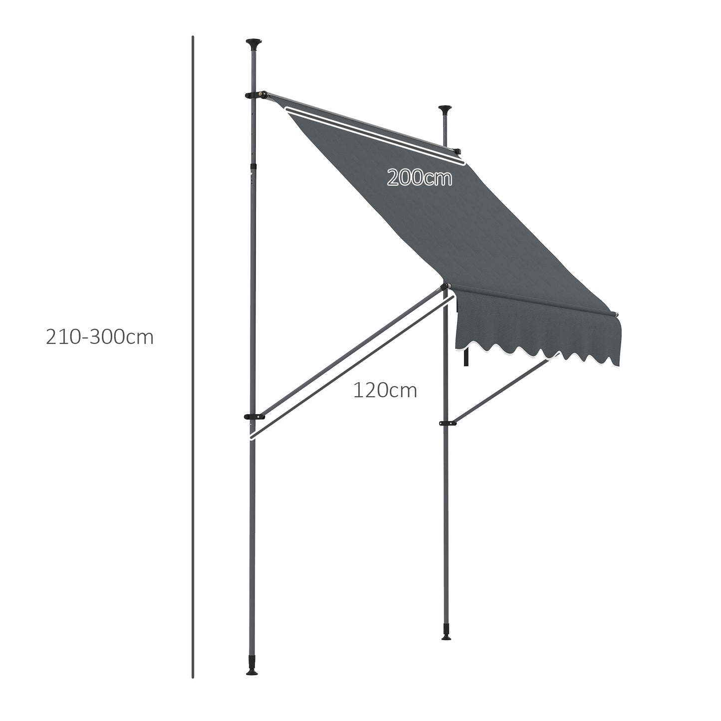 outsunny-2-x-1-2m-retractable-awning-free-standing-patio-sun-shade-shelter-uv-resistant-for-window-and-door-dark-grey