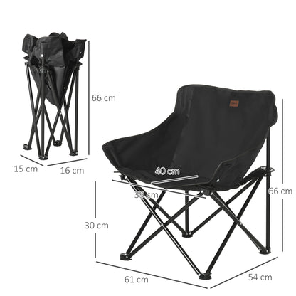 outsunny-camping-chair-lightweight-folding-chair-with-carrying-bag-and-storage-pocket-perfect-for-festivals-fishing-beach-and-hiking-black