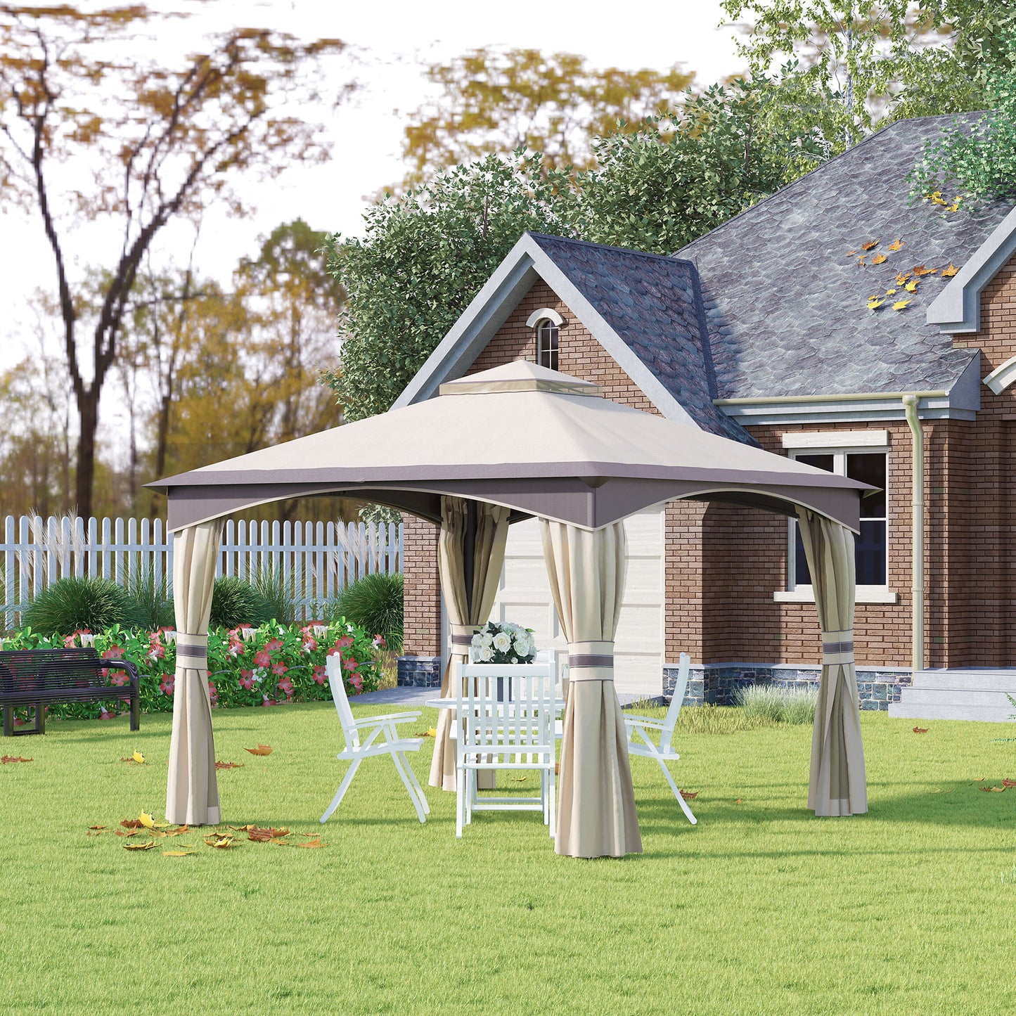 outsunny-3-2m-x-3-2m-vented-roof-steel-frame-gazebo-beige