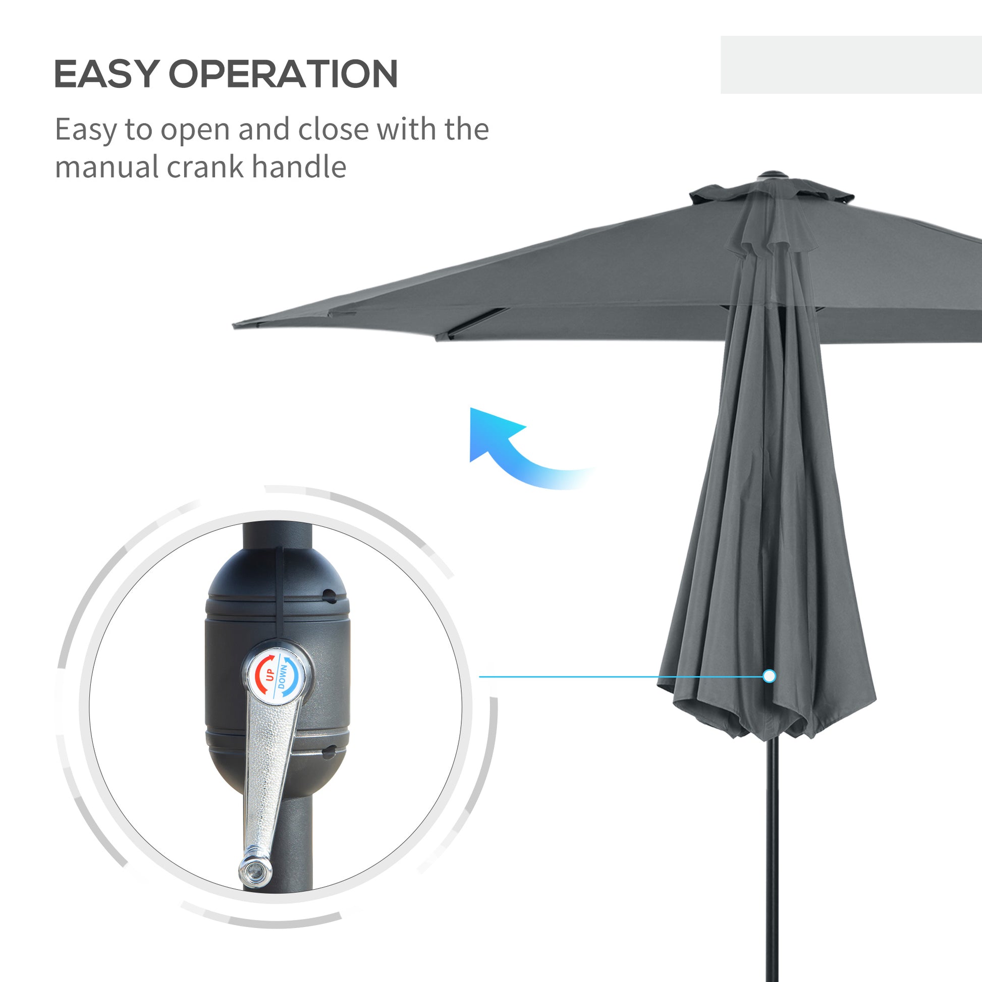 outsunny-3m-tilting-parasol-garden-umbrellas-outdoor-sun-shade-with-8-ribs-tilt-and-crank-handle-for-balcony-bench-garden-dark-grey