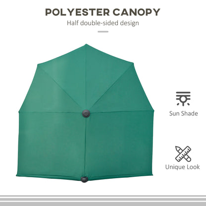 outsunny-2m-half-parasol-market-umbrella-garden-balcony-parasol-with-crank-handle-cross-base-double-sided-canopy-dark-green