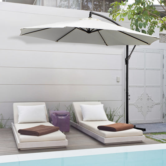 outsunny-3m-garden-banana-parasol-hanging-cantilever-umbrella-with-crank-handle-8-ribs-and-cross-base-for-outdoor-sun-shade-cream-white