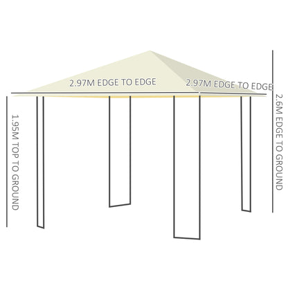 outsunny-3-x-3-m-garden-metal-gazebo-for-party-and-bbq-w-water-resistant-pe-canopy-top-cream