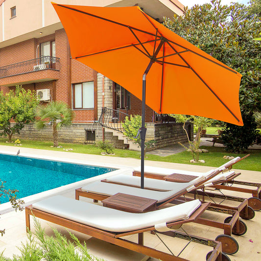 outsunny-2-7m-patio-tilt-umbrella-sun-parasol-outdoor-garden-sun-shade-aluminium-frame-with-crank-orange