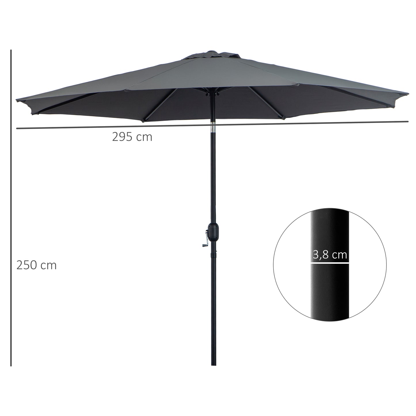 outsunny-3m-tilting-parasol-garden-umbrellas-outdoor-sun-shade-with-8-ribs-tilt-and-crank-handle-for-balcony-bench-garden-dark-grey