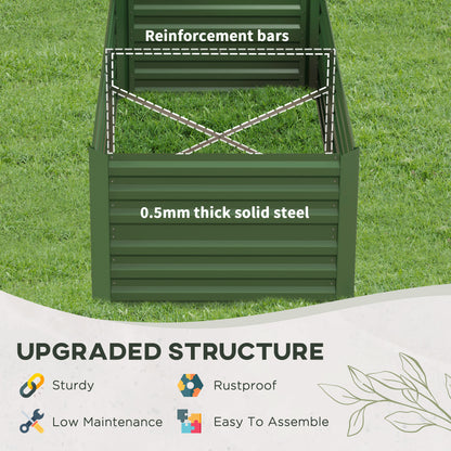 outsunny-raised-beds-for-garden-galvanised-steel-outdoor-planters-with-multi-reinforced-rods-180-x-90-x-59-cm-green