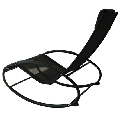 outsunny-rocking-chair-sun-lounger-recliner-rocker-texteline-fabric-patio-garden-relaxer-with-pillow-black