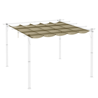 outsunny-retractable-pergola-shade-cover-replacement-canopy-fabric-for-3-x-3-m-pergola-gazebo-retractable-roof-tan