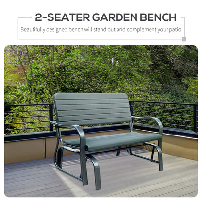 outsunny-garden-double-glider-bench-hdpe-metal-2-seater-swing-chair-porch-outdoor-patio-rocker