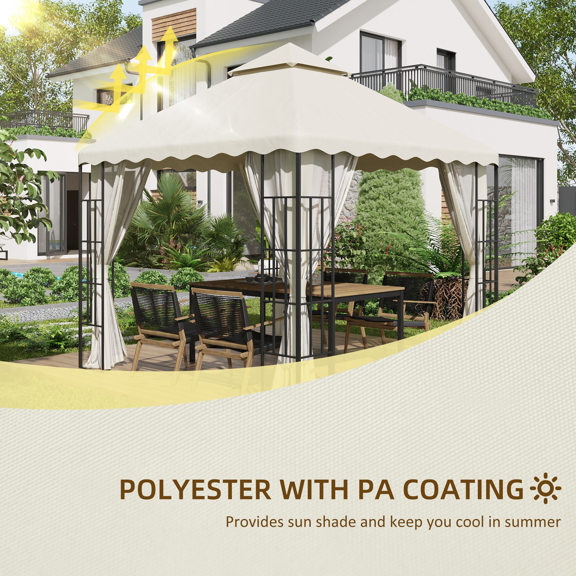 outsunny-3-x-3-m-gazebo-canopy-replacement-covers-2-tier-gazebo-roof-replacement-top-only-cream-white