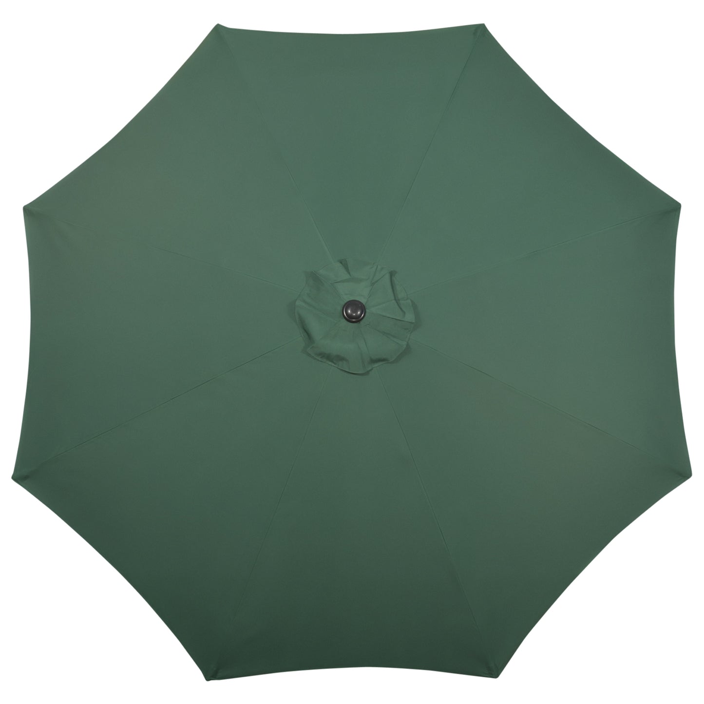 outsunny-garden-parasol-umbrella-outdoor-market-table-umbrella-sun-shade-canopy-with-8-ribs-green