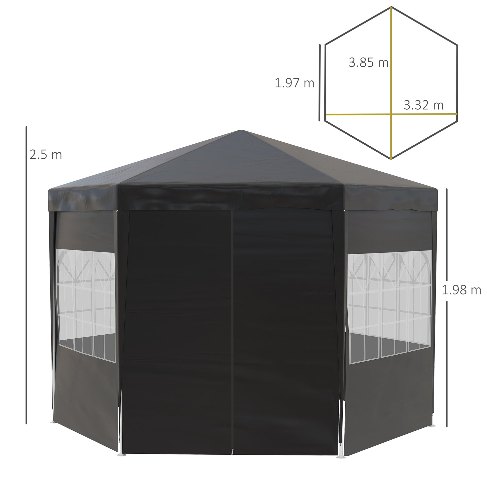 outsunny-4m-canopy-rentals-hexagonal-gazebo-canopy-party-tent-with-6-removable-side-walls-for-outdoor-event-with-windows-and-doors-black