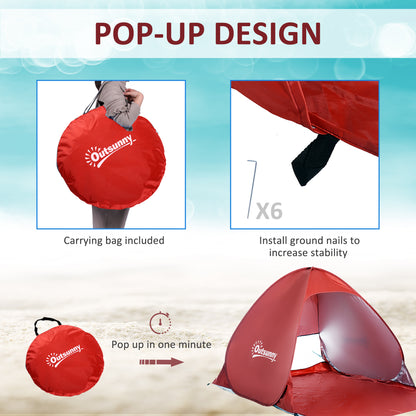 outsunny-pop-up-portable-beach-hiking-uv-protection-patio-sun-shade-shelter-tent-for-2-3-person-red