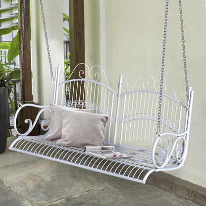 outsunny-metal-2-seater-outdoor-garden-swing-bench-white