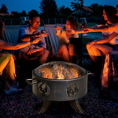 outsunny-outdoor-fire-pit-patio-heater-charcoal-log-wood-burner-with-screen-cover-fire-bowl-with-poker-for-backyard-bronze-tone