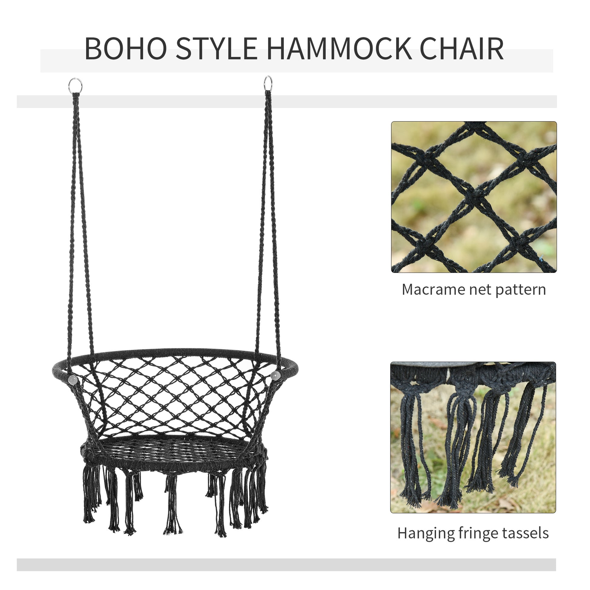 outsunny-hanging-hammock-chair-cotton-rope-porch-swing-with-metal-frame-and-cushion-large-macrame-seat-for-patio-bedroom-living-room-dark-grey