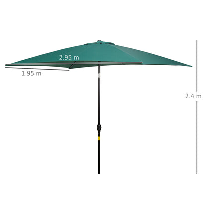 outsunny-3x2m-patio-umbrella-canopy-parasol-garden-tilt-crank-rectangular-sun-shade-steel-green