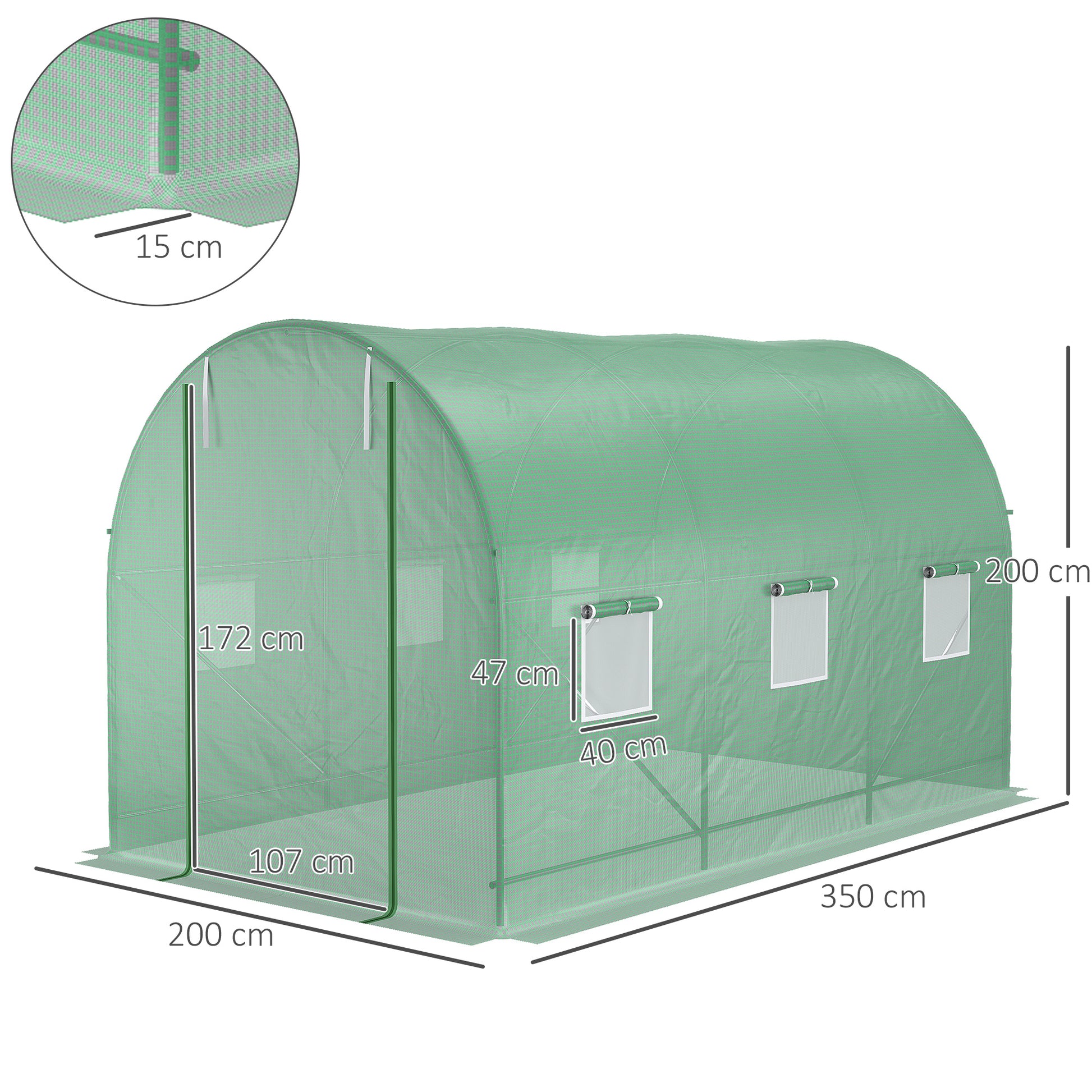 outsunny-3-5-x-2-x-2-m-polytunnel-greenhouse-walk-in-pollytunnel-tent-with-steel-frame-pe-cover-roll-up-door-and-6-windows-green