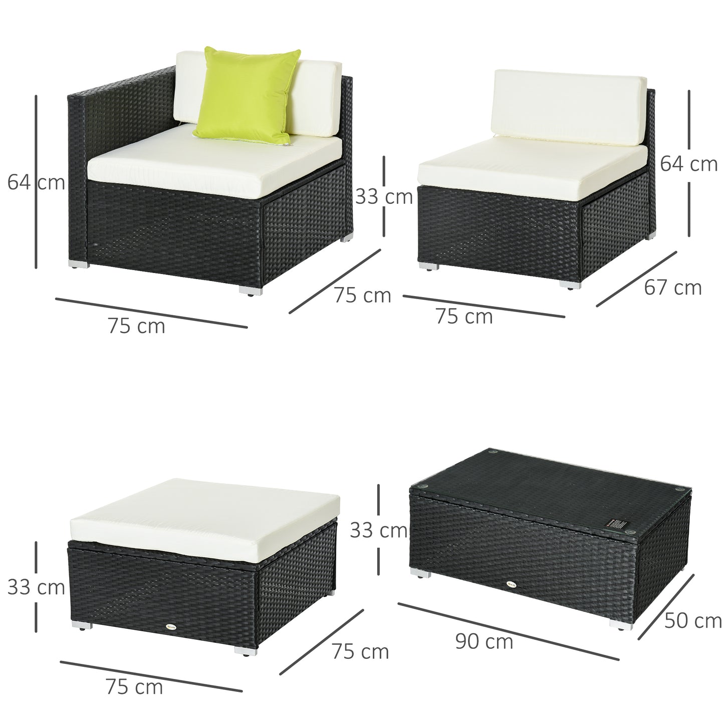 outsunny-4-seater-garden-rattan-furniture-outdoor-sectional-rattan-sofa-set-coffee-table-combo-patio-furniture-metal-frame-w-cushion-pillows-black