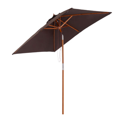 outsunny-2m-x-1-5m-patio-parasol-garden-umbrellas-sun-umbrella-bamboo-sunshade-canopy-outdoor-backyard-furniture-fir-wooden-pole-6-ribs-tilt-mechanism