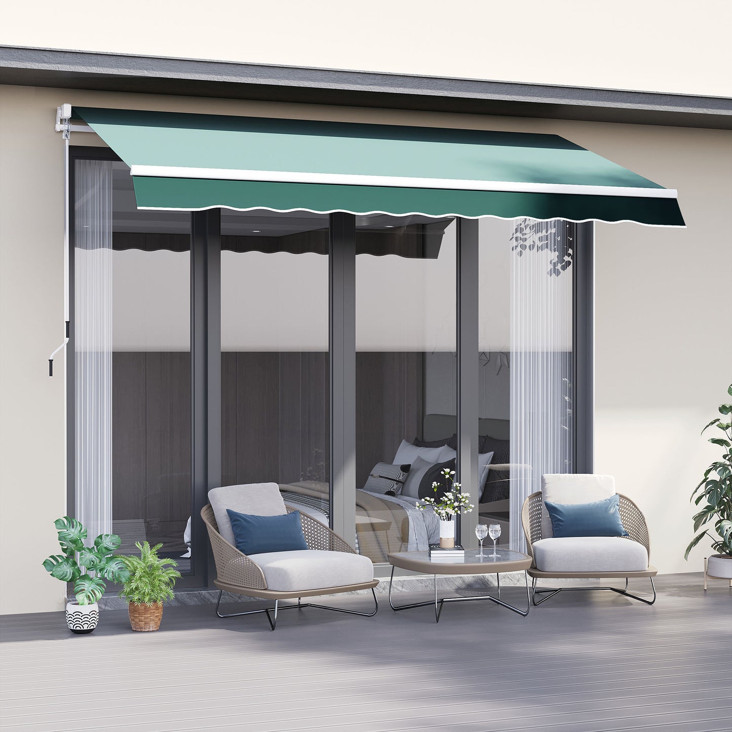 outsunny-2-5m-x-2m-garden-patio-manual-awning-canopy-sun-shade-shelter-retractable-with-winding-handle-green