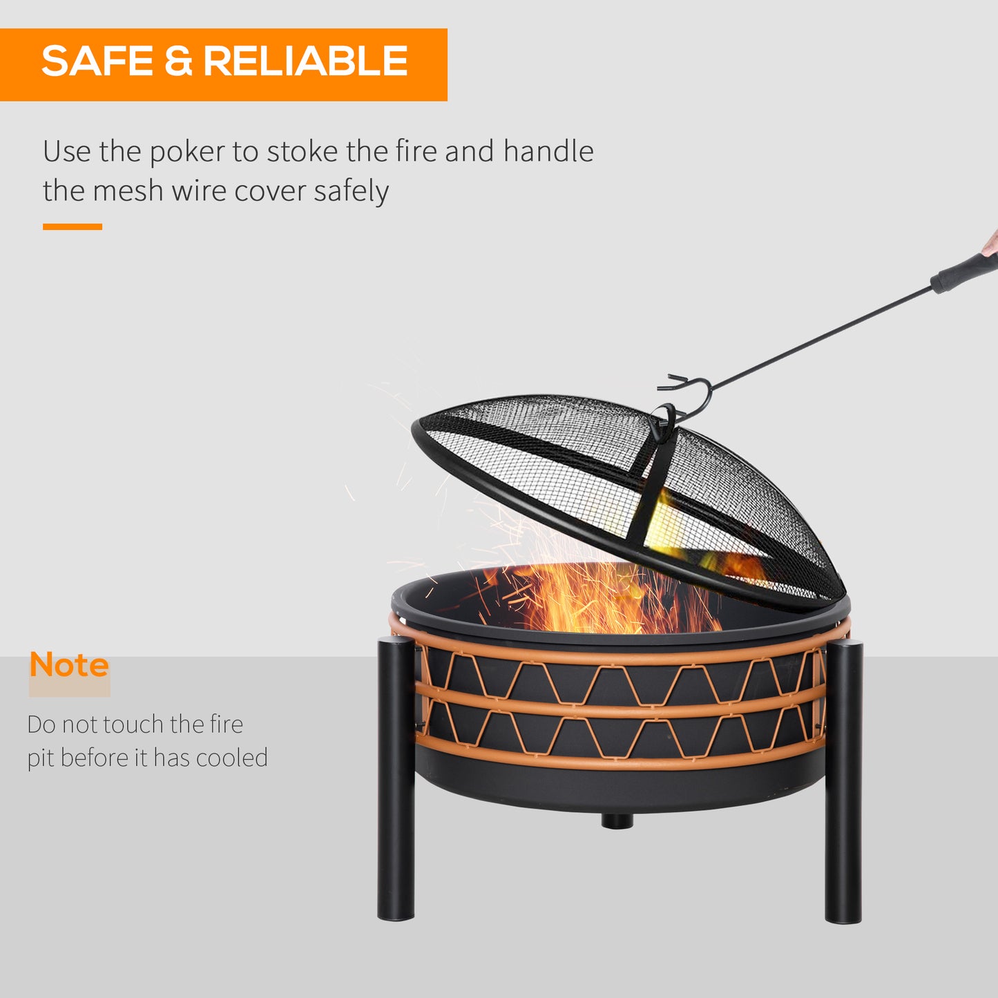 outsunny-outdoor-fire-pit-metal-round-firepit-bowl-charcoal-log-wood-burner-with-screen-cover-poker-for-patio-bbq-camping-64-x-64-x-58cm-black