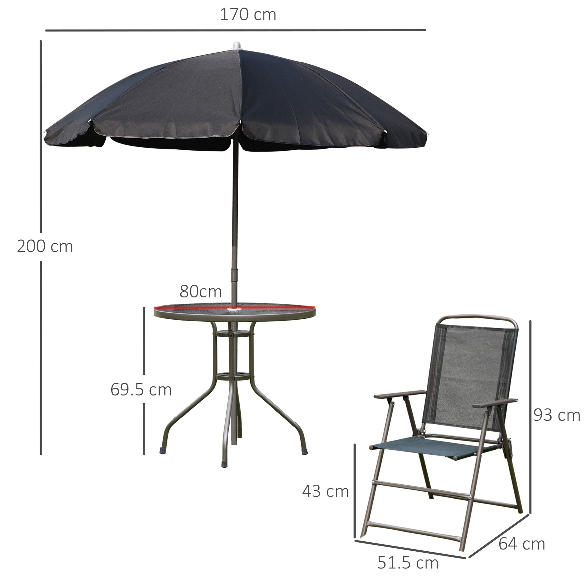 outsunny-6-pcs-garden-patio-furniture-set-bistro-set-texteline-folding-chairs-table-parasol-black