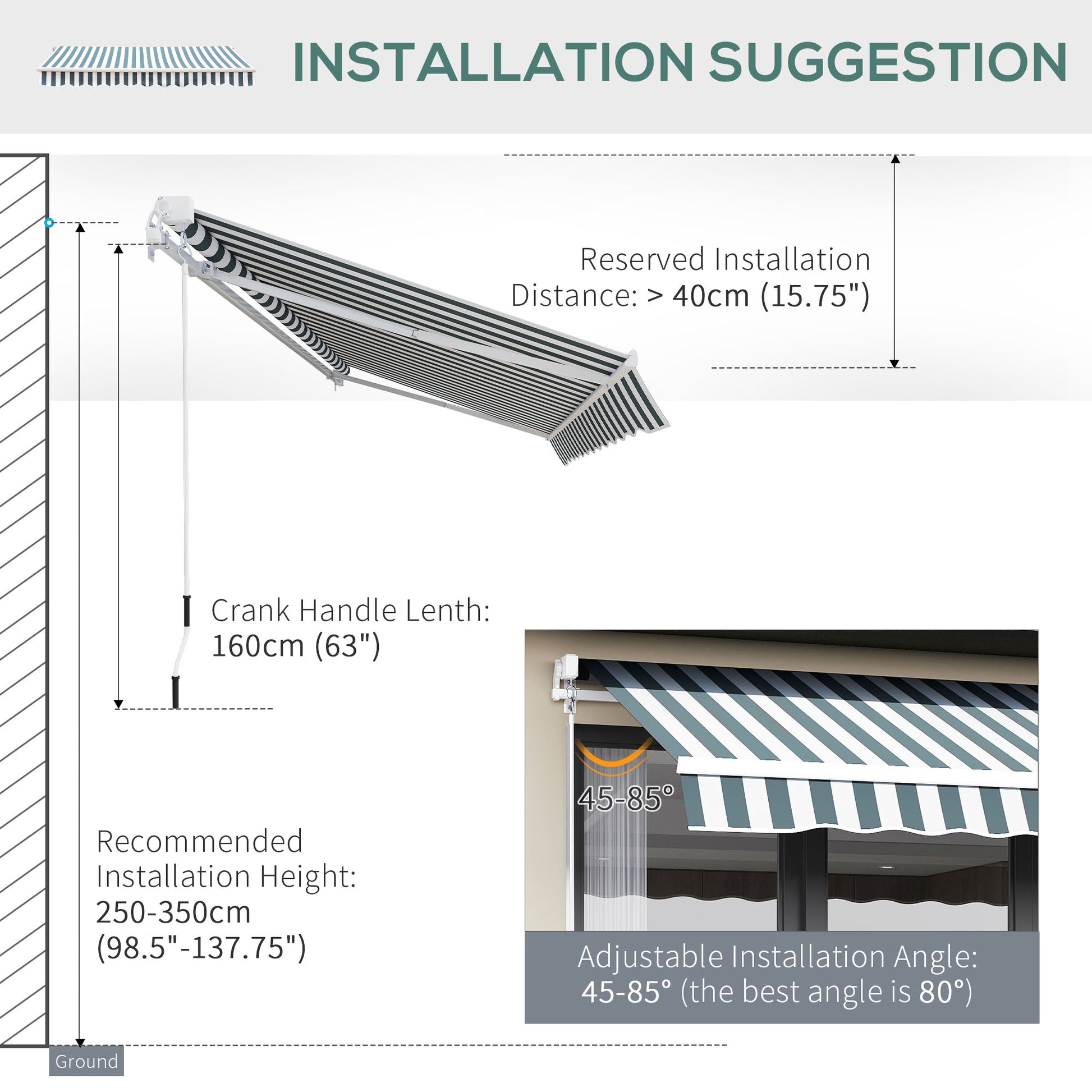 outsunny-2-5m-x-2m-garden-patio-manual-awning-canopy-sun-shade-shelter-retractable-with-winding-handle-green-white