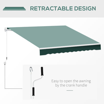 outsunny-2-5m-x-2m-garden-patio-manual-awning-canopy-sun-shade-shelter-retractable-with-winding-handle-green