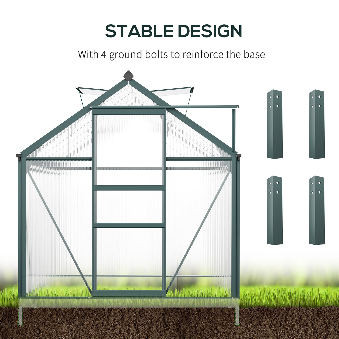 outsunny-aluminium-frame-greenhouse-large-walk-in-greenhouse-garden-plants-grow-galvanized-base-w-slide-door-10ft-x-6ft