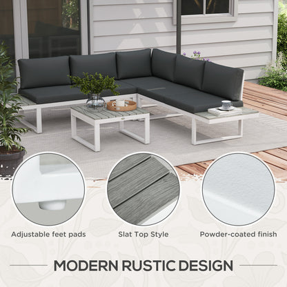 outsunny-4-pieces-patio-garden-set-with-5-level-recline-corner-sofa-outdoor-garden-lounge-sectional-conversation-sofa-set-with-cushions-wood-grain-plastic-table-white