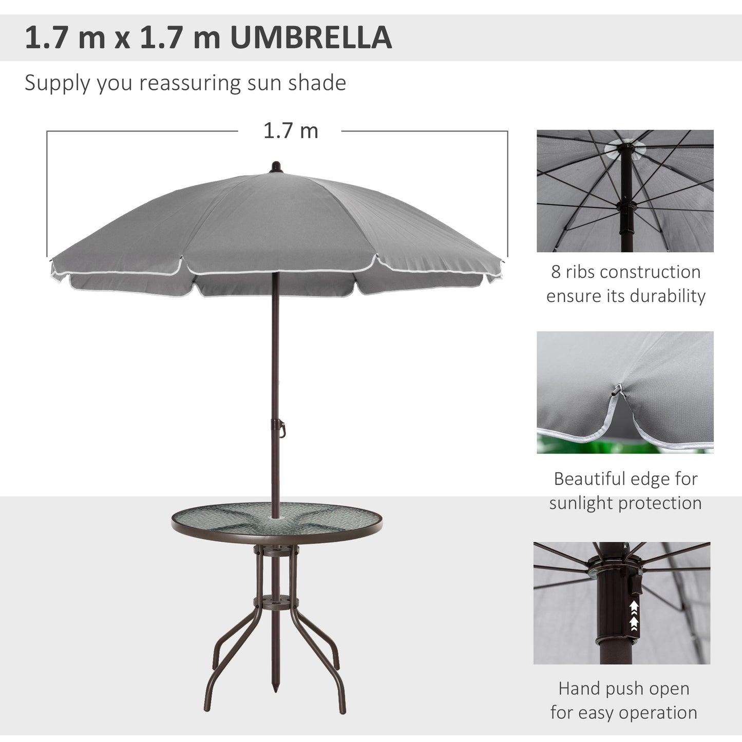 outsunny-6-piece-patio-dining-set-with-umbrella-4-folding-dining-chairs-round-tempered-glass-table-for-garden-backyard-and-poolside-grey