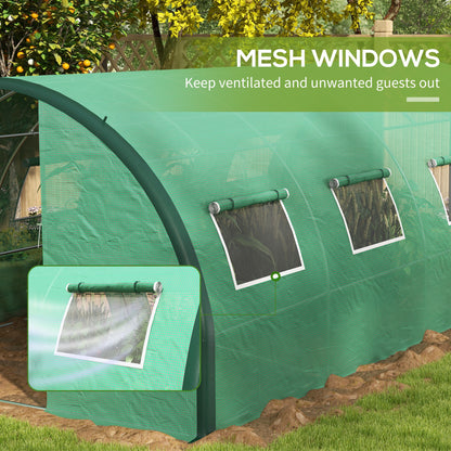 outsunny-polyethylene-upgraded-structure-walk-in-polytunnel-greenhouse-6-x-3m-green