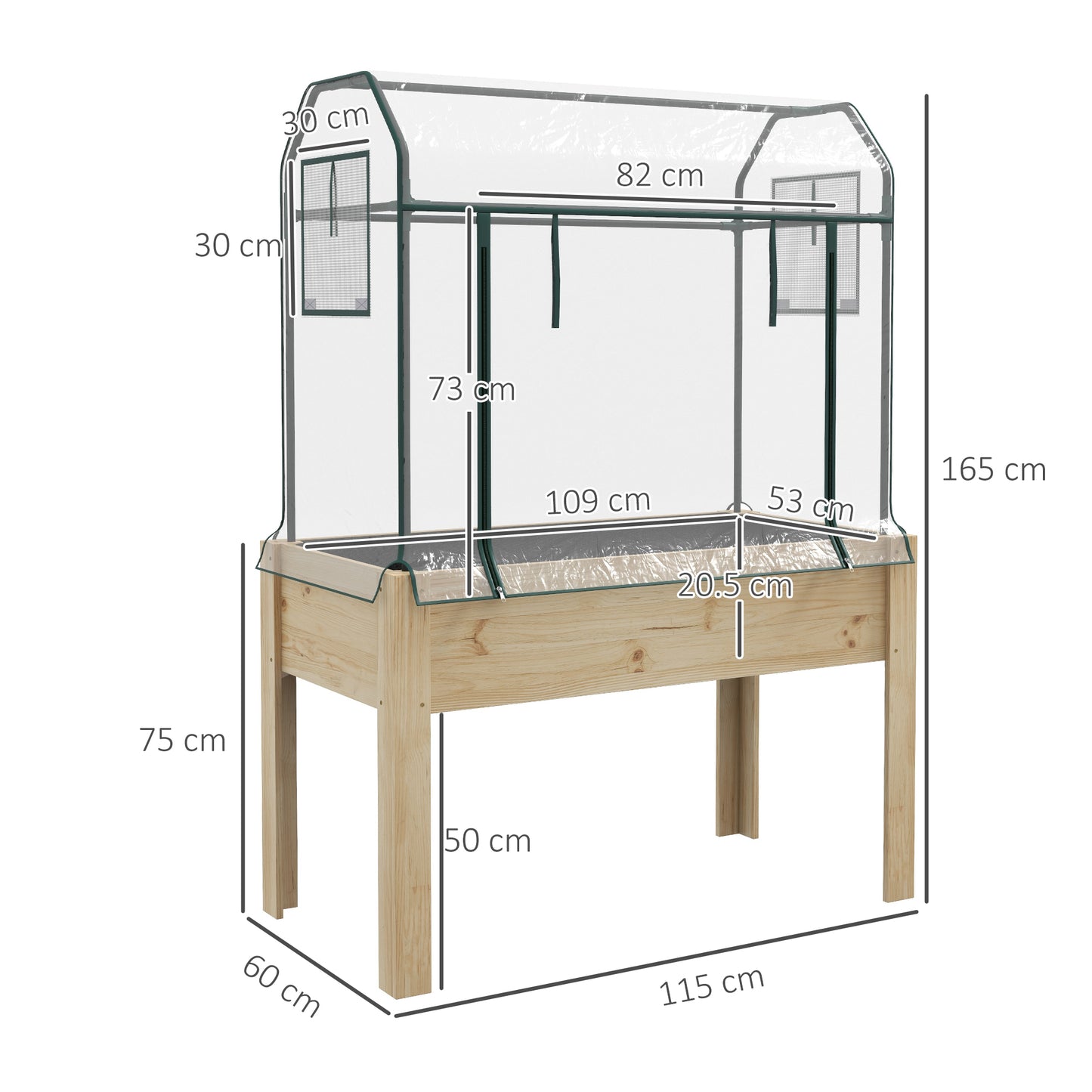 outsunny-wooden-planter-box-with-greenhouse-cover-and-bed-liner-raised-garden-bed-for-vegetables-flowers-herbs