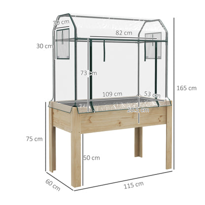 outsunny-wooden-planter-box-with-greenhouse-cover-and-bed-liner-raised-garden-bed-for-vegetables-flowers-herbs