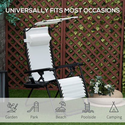 outsunny-zero-gravity-garden-deck-folding-chair-patio-sun-lounger-reclining-seat-with-cup-holder-canopy-shade-white