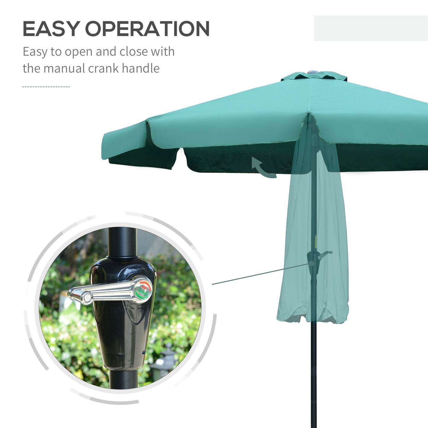 outsunny-2-66m-garden-parasol-umbrella-outdoor-market-table-umbrella-outdoor-sun-shade-with-ruffles-8-sturdy-ribs-green