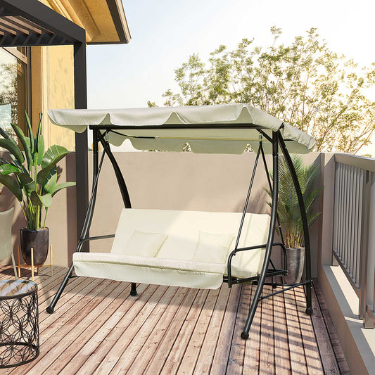 outsunny-3-seater-swing-chair-2-in-1-hammock-bed-patio-garden-chair-with-adjustable-canopy-and-cushions-cream-white