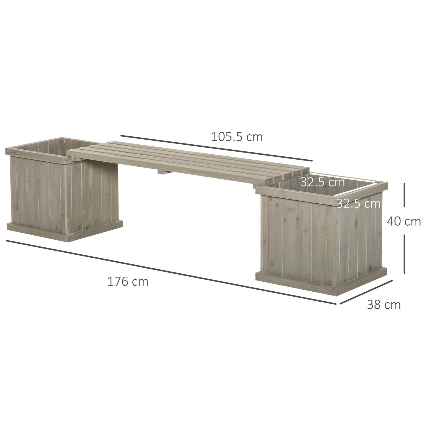 outsunny-wooden-garden-planter-bench-combination-garden-raised-bed-patio-park-grey-176-x-38-x-40-cm