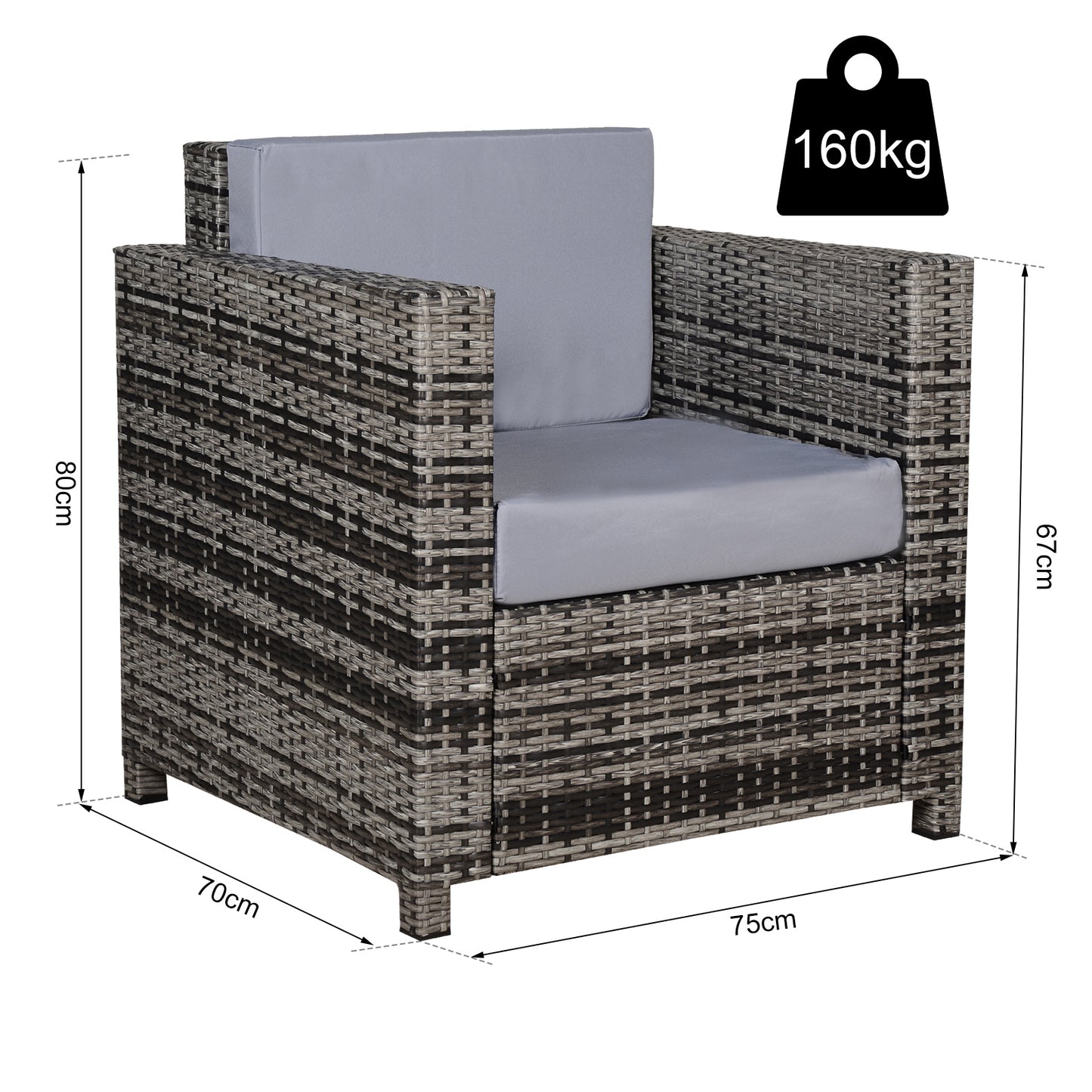 outsunny-1-seater-rattan-garden-chair-all-weather-wicker-weave-single-sofa-armchair-with-fire-resistant-cushion-grey