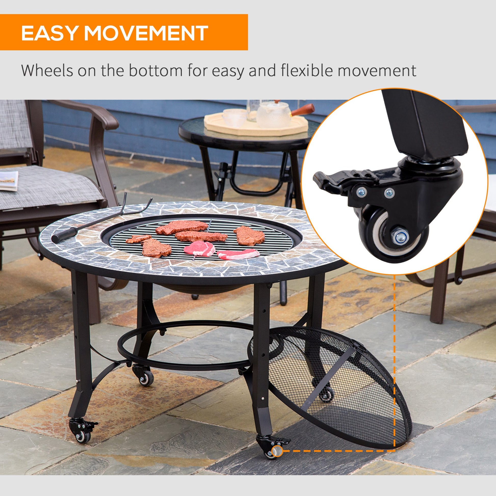 outsunny-2-in-1-outdoor-fire-pit-on-wheels-patio-heater-with-cooking-bbq-grill-firepit-bowl-with-screen-cover-fire-poker-for-backyard-bonfire