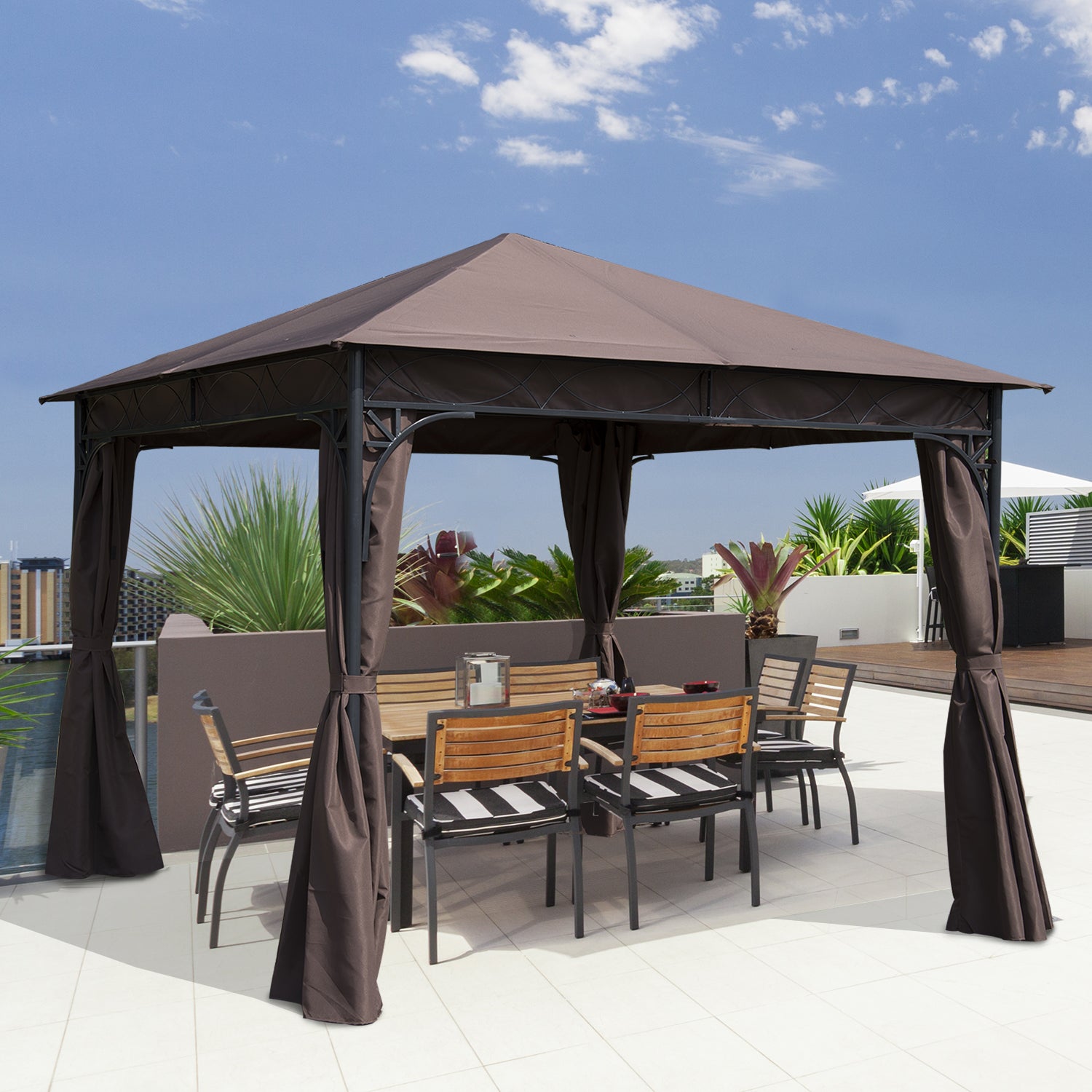 outsunny-3x3-m-gazebo-pavilion-coffee