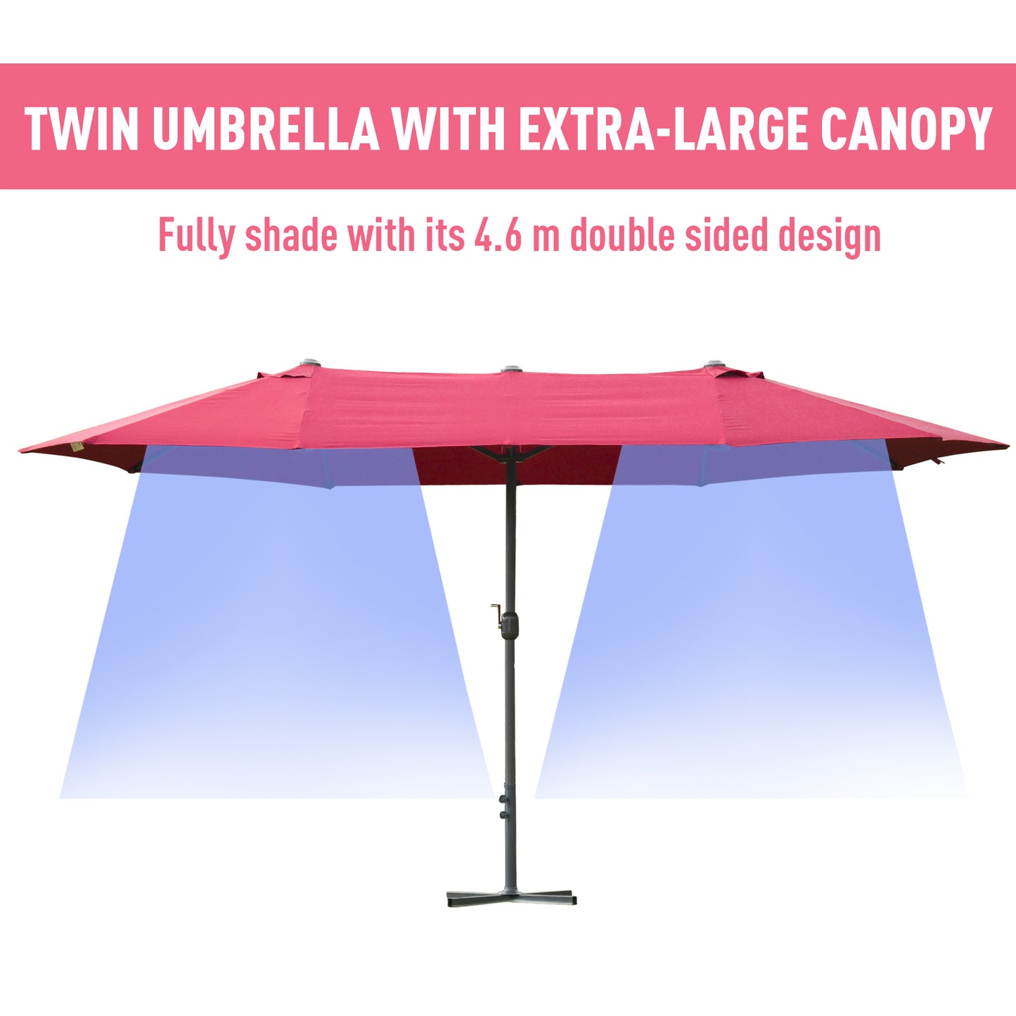 outsunny-4-6m-garden-parasol-double-sided-sun-umbrella-patio-market-shelter-canopy-shade-outdoor-wine-red