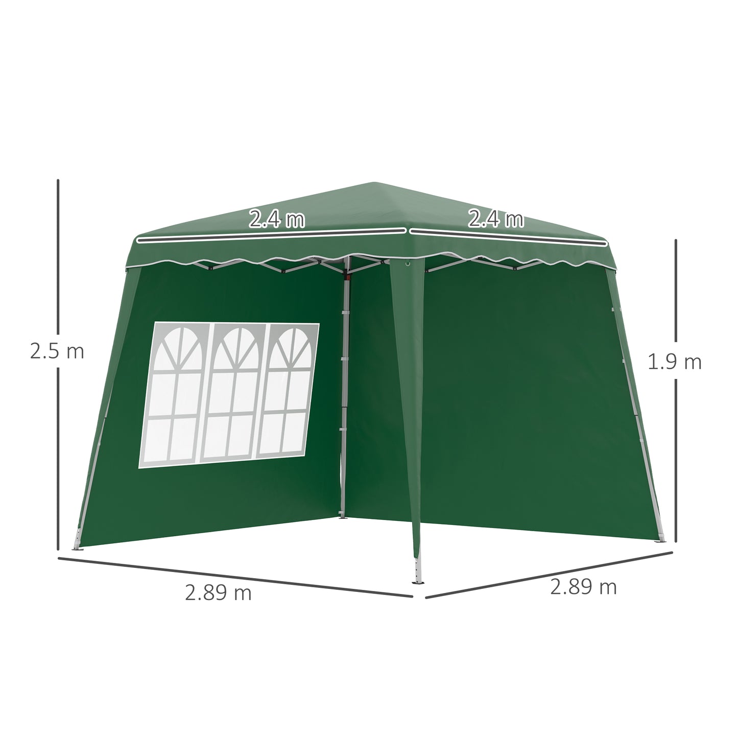 outsunny-pop-up-gazebo-with-2-sides-slant-legs-and-carry-bag-height-adjustable-uv50-party-tent-event-shelter-for-garden-patio-green