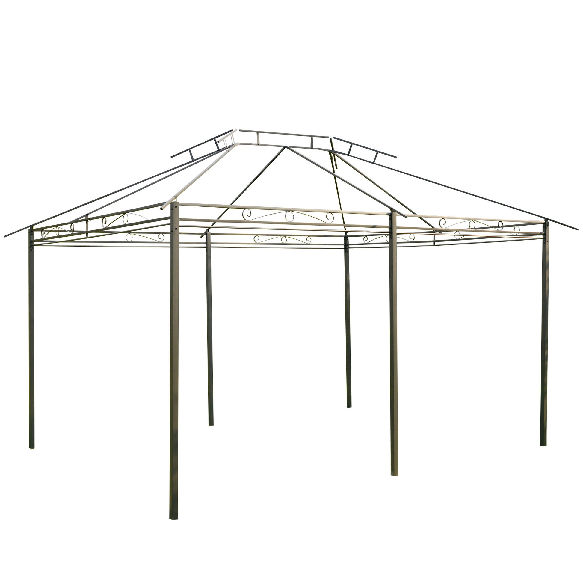 outsunny-10-x-13ft-outdoor-2-tier-steel-frame-gazebo-with-curtains-outdoor-backyard-black-grey