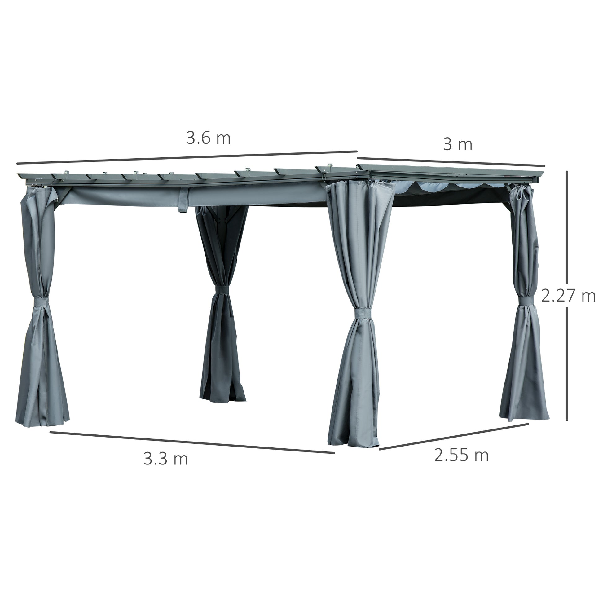 outsunny-3-6-x-3m-outdoor-pergola-gazebo-retractable-canopy-garden-shelter-sun-shade-party-with-curtains-aluminum-dark-grey