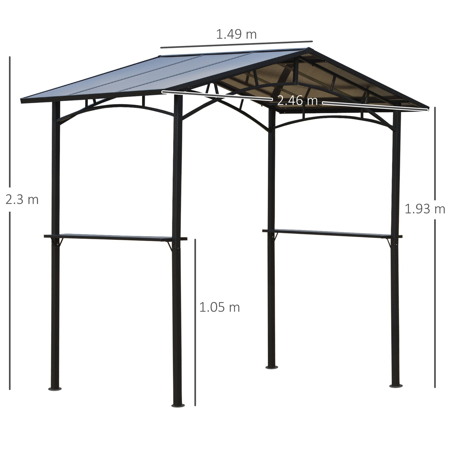 outsunny-8ft-x-5ft-outdoor-bbq-protective-gazebo-tent-aluminium-steel-frame-w-2-shelves-hardtop-roof-canopy-ground-stakes-safe-cooking