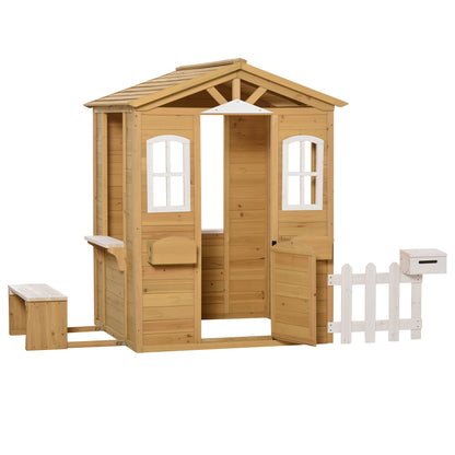 outsunny-wooden-playhouse-for-outdoor-with-door-windows-mailbox-flower-pot-holder-serving-station-bench-for-kids-children-toddlers-natural