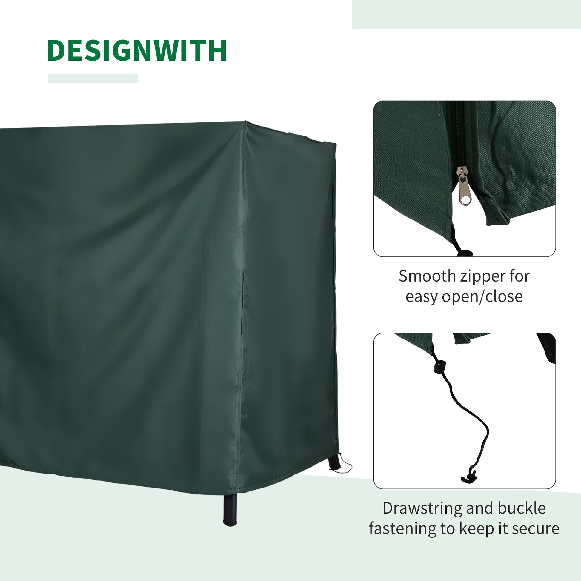 outsunny-164cm-height-oxford-polyester-waterproof-swing-chair-cover-green